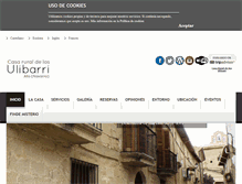 Tablet Screenshot of casadelosulibarri.com